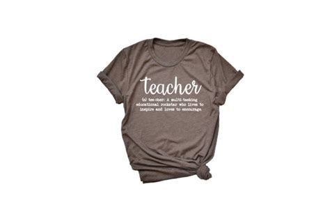 Teacher Definition Shirt Cute Teacher Shirt Fun Teacher Etsy