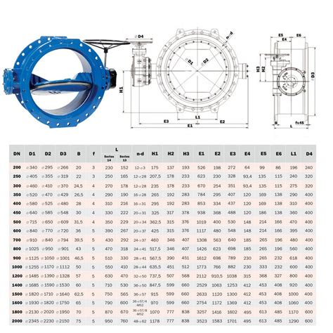 Flange Style Double Offset Butterfly Valve Metal Seat Butterfly Valve