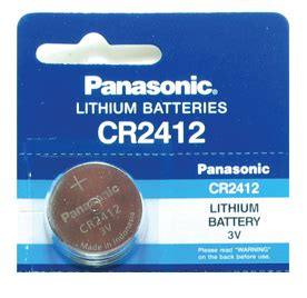 2412 Panasonic Lithium Battery - 1 Piece