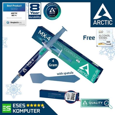 Jual Thermal Paste ARCTIC MX-4 (4 Gram) - MX4 HIGHEST Performance di ...