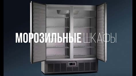 ХОЛОДИЛЬНЫЕ И МОРОЗИЛЬНЫЕ ШКАФЫ - YouTube