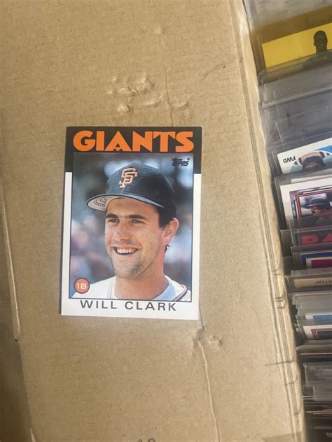 Will Clark 24T Prices 1986 Topps Traded Tiffany Baseball Cards