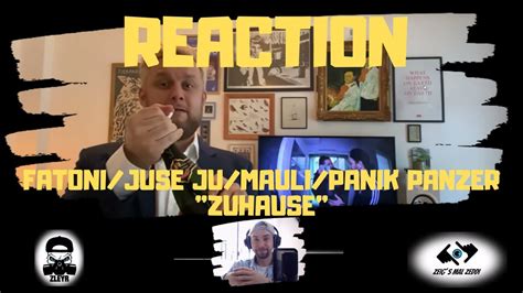 FATONI ZUHAUSE Feat Juse Ju Mauli Panik Panzer REACTION