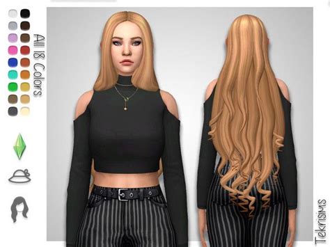 Sims 4 Super Long Hair Cc Long Hair