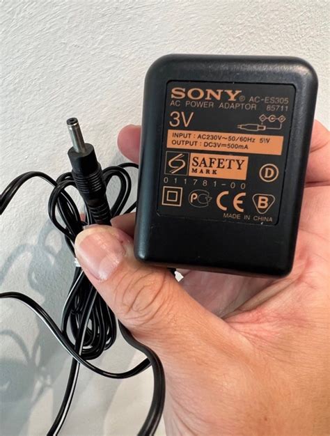 Sony V Power Adapter For Walkman Audio Portable Audio Accessories On