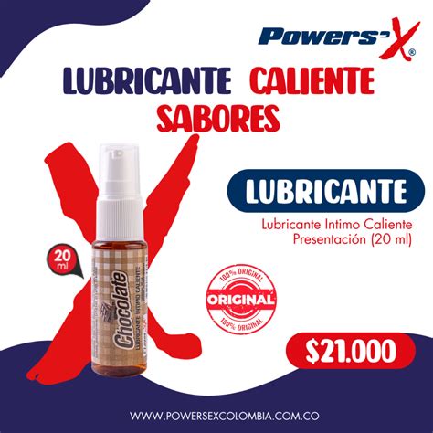 Lubricante Caliente Saborizado Power Sex Colombia