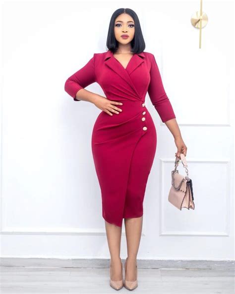 Best Corporate Gown Styles For Female Bosses Wives And Stylish Ladies