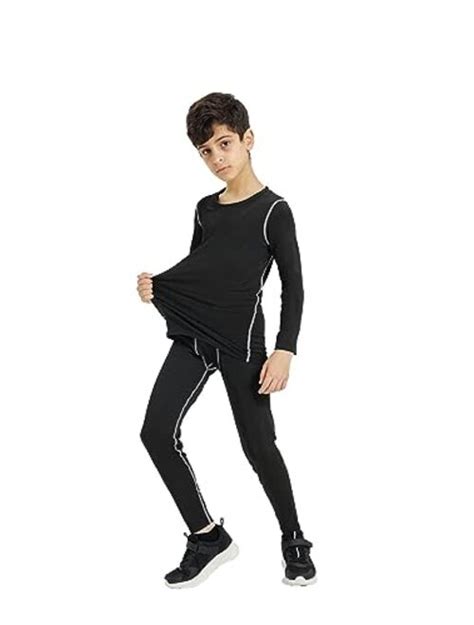 Buy Yushow Boys Thermal Underwear Set Long Johns Base Layer Tops And