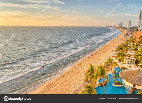 Mazatlan Mexico January 2022 Cerritos Beach Sunny Weather – Stock ...