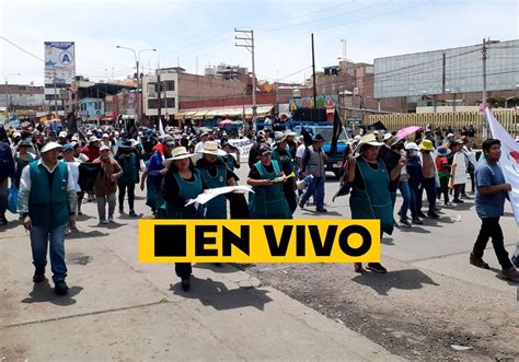 Protestas en Arequipa bloqueo de vías continúa y mercados cerrados