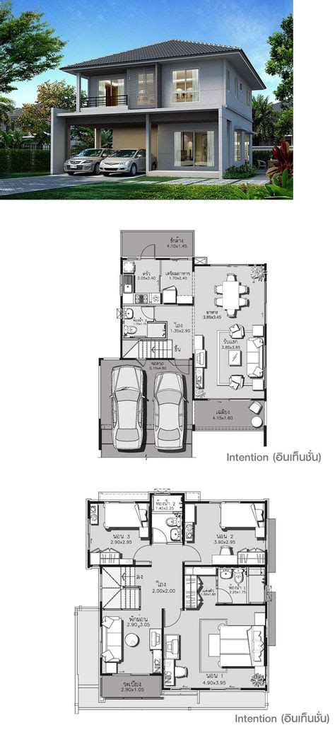 House plans, House blueprints, Modern house plans