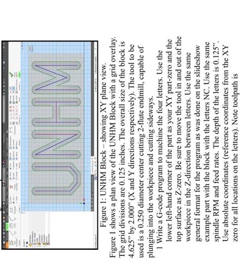 Solved Using Cnc Base Simulation Software Make A Gcode To Chegg