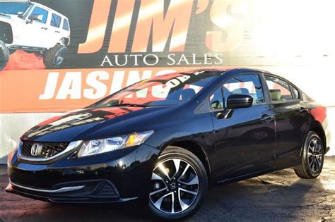 2014 Used Honda Civic Sedan 4dr Cvt Ex At Jims Auto Sales Serving