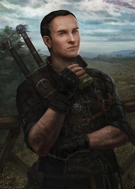 Lambert. The Witcher book image by Lucy-Lisett on DeviantArt