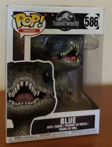 FUNKO POP JURASSIC World BLUE 586 Jurassic Park Velociraptor Raptor POP