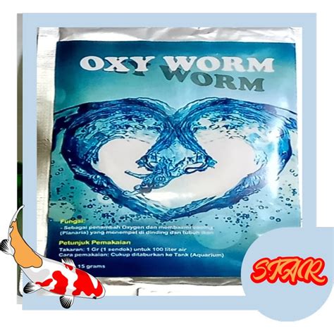 Jual OBAT IKAN OXY WORM OBAT PEMBASMI ANTI PARASIT CACING PLANARIA 15