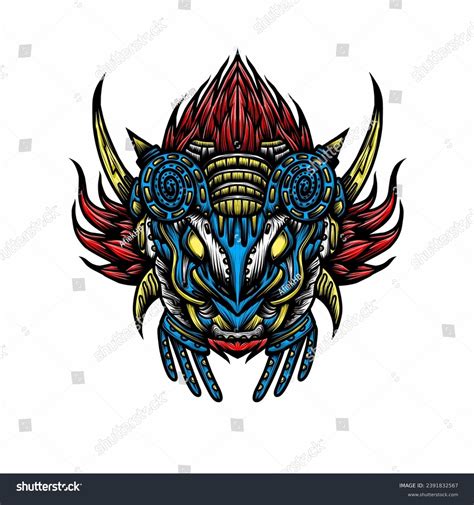 Head Dragon Cyberpunk Design Concept 231123 Stock Vector (Royalty Free) 2391832567 | Shutterstock