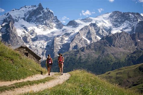 Hiking in the Ecrins National Park. Hiking trip. UIMLA leader