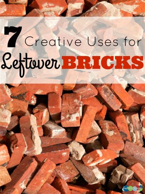 7 Creative Uses For Leftover Bricks Southern Krazed Brick Crafts