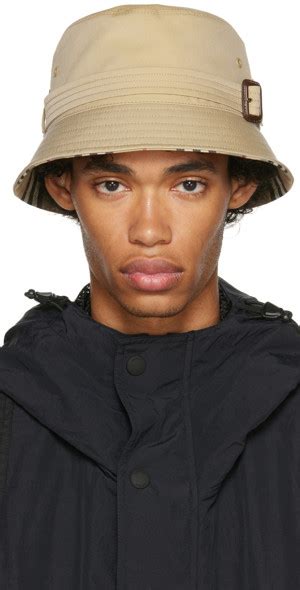 Burberry Beige Heritage Bucket Hat