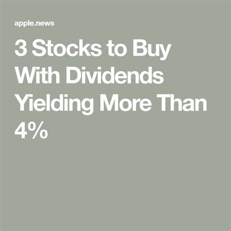 Stocks To Buy With Dividends Yielding More Than The Motley Fool