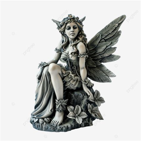 Statue Of A Fairy Goddess Statue Sculpture Goddess Png Transparent