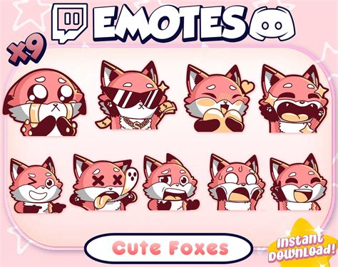 🦊matching Fox Twitch Panels Etsy Me 3ltcjma 🎀🦊 ☁️（ ・ω