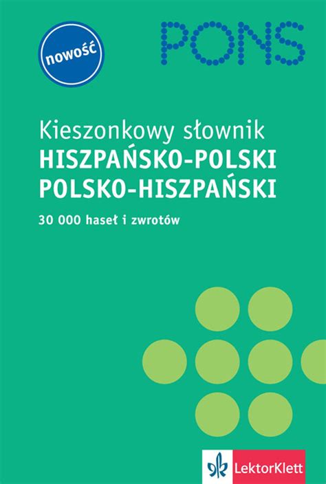 Pons Kieszonkowy S Ownik Hiszpa Sko Polski Polsko Hiszpa Ski