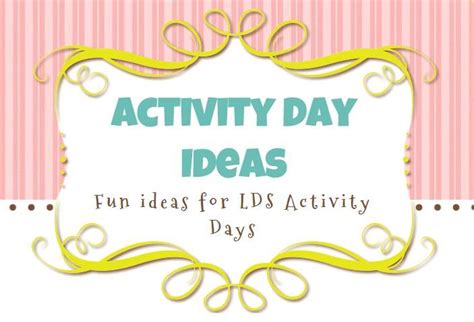 activity days images  pinterest activity days church