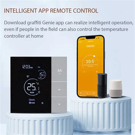 Tuya Smart Thermostat Wifi Underfloor Gas Boiler Water Heating Room Programmable Temperature