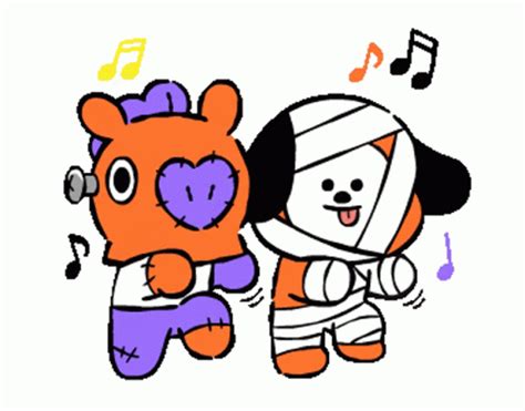 Bt21 Mang Sticker Bt21 Mang Chimmy Discover And Share GIFs