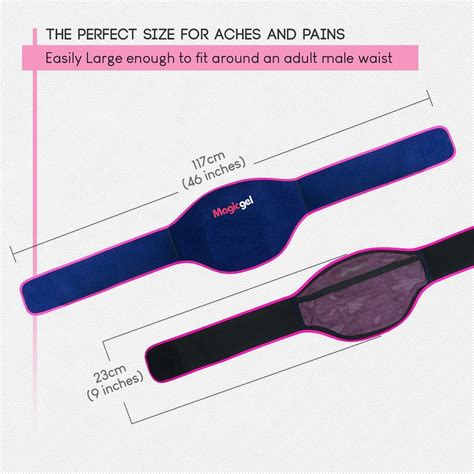 Back Pain Relief Gel Pack Hot Or Cold Ice Packs For Back Injuries Reusable Relief For Lower