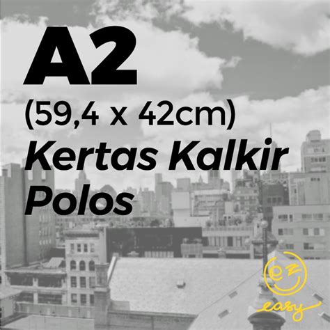 Jual Kertas Kalkir A2 Polos Shopee Indonesia