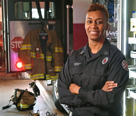 Eries First Black Female Firefighter Now An Officer