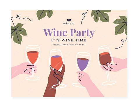 Wine Tasting Party Clip Art