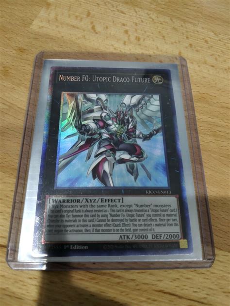 Yugioh Number F0 Utopic Draco Future Collectors 1st Kico En013 Kings