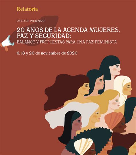 Relatoría del ciclo 20 años de la agenda de Mujeres Paz y Seguridad