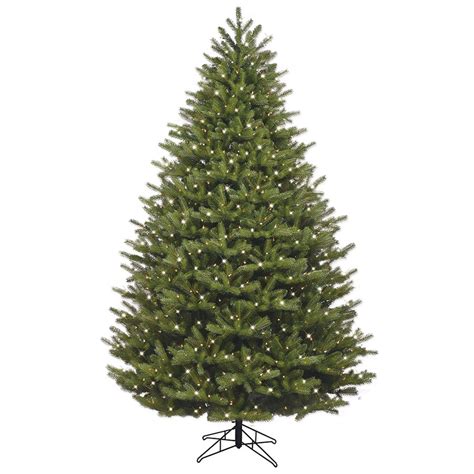 Ge 75 Ft Pre Lit Oakmont Spruce Artificial Christmas Tree With 1000