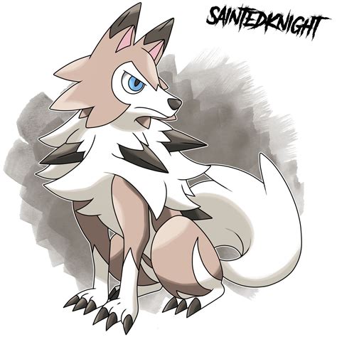 Lycanroc Midday Form By Saintedknight On Deviantart