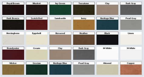 Gutter Color Chart Gutter Services Andover Nj Up And Above Contractors Llc