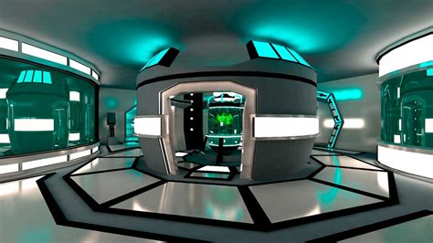 3d Sci Fi Space Room Model