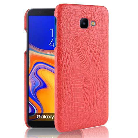 For Samsung Galaxy J4 Core 2018 Case Luxury Pu Leather Crocodile Back