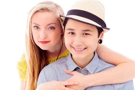 Lesbian Couple Romancing Stock Image Image Of Portrait 41970905