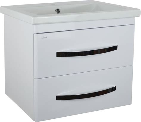 Тумба под раковину навесная Doratiz Экватор 9912.808 60 см цвет белый ️ ...