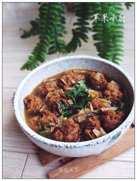 Braised Pork Meatballs Recipe Simple Chinese Food