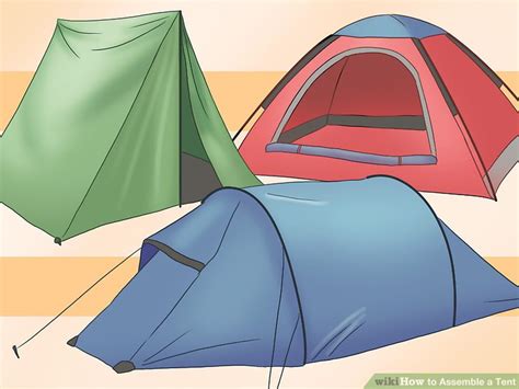 How To Assemble A Tent With Pictures Wikihow