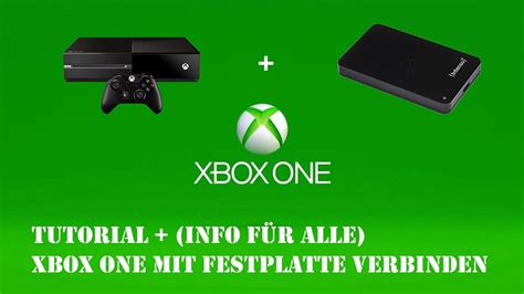 Hd Tutorial Xbox One Festplatte Anschlie En Daten Verschieben