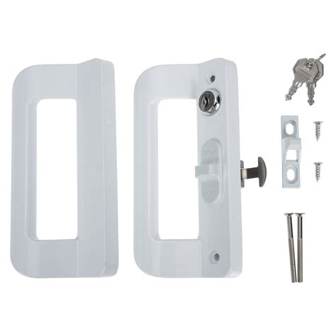 Nuolux 1 Set Aluminum Alloy Sliding Door Lock Sliding Glass Door Handle Heavy Duty Door Lock