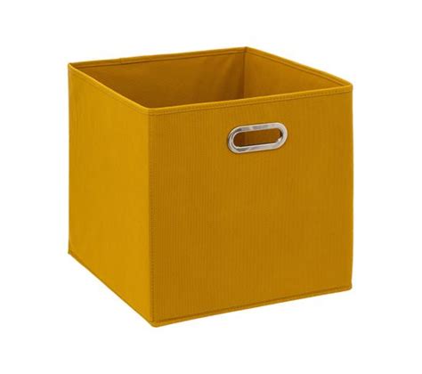 Boîte De Rangement Jaune Moutarde 31 X 31 X 31 Cm Boite de rangement BUT