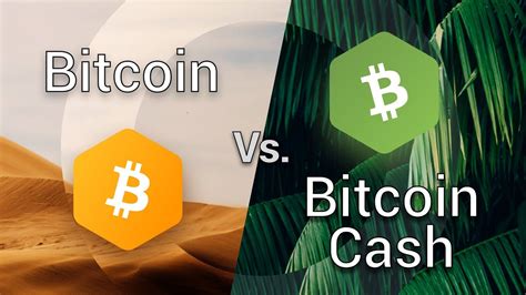 Bitcoin Cash Vs Bitcoin BCH Vs BTC Bitcoin Fork YouTube